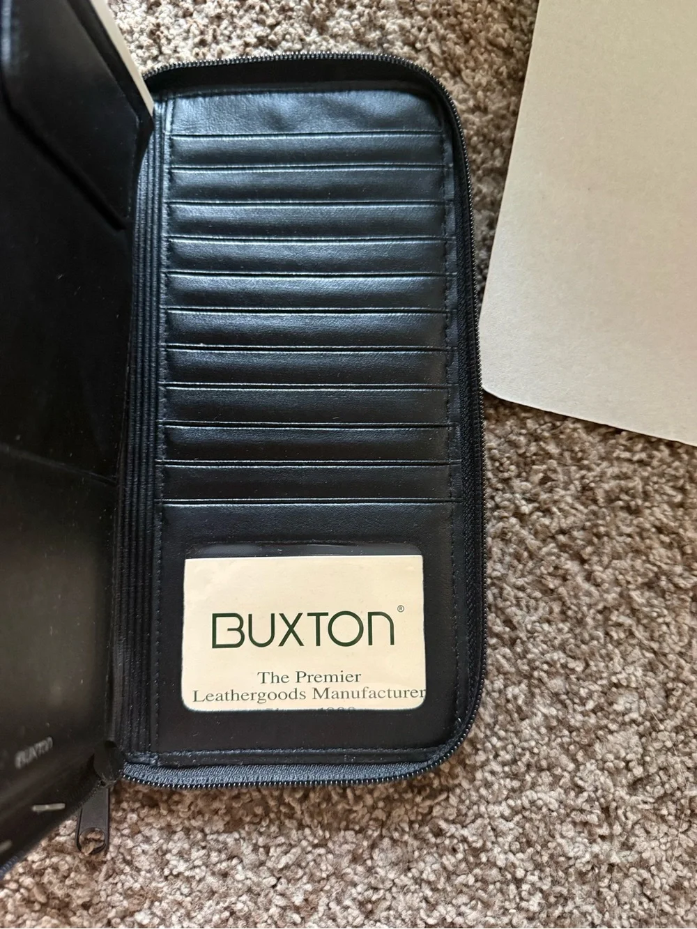 Buxton leather travel